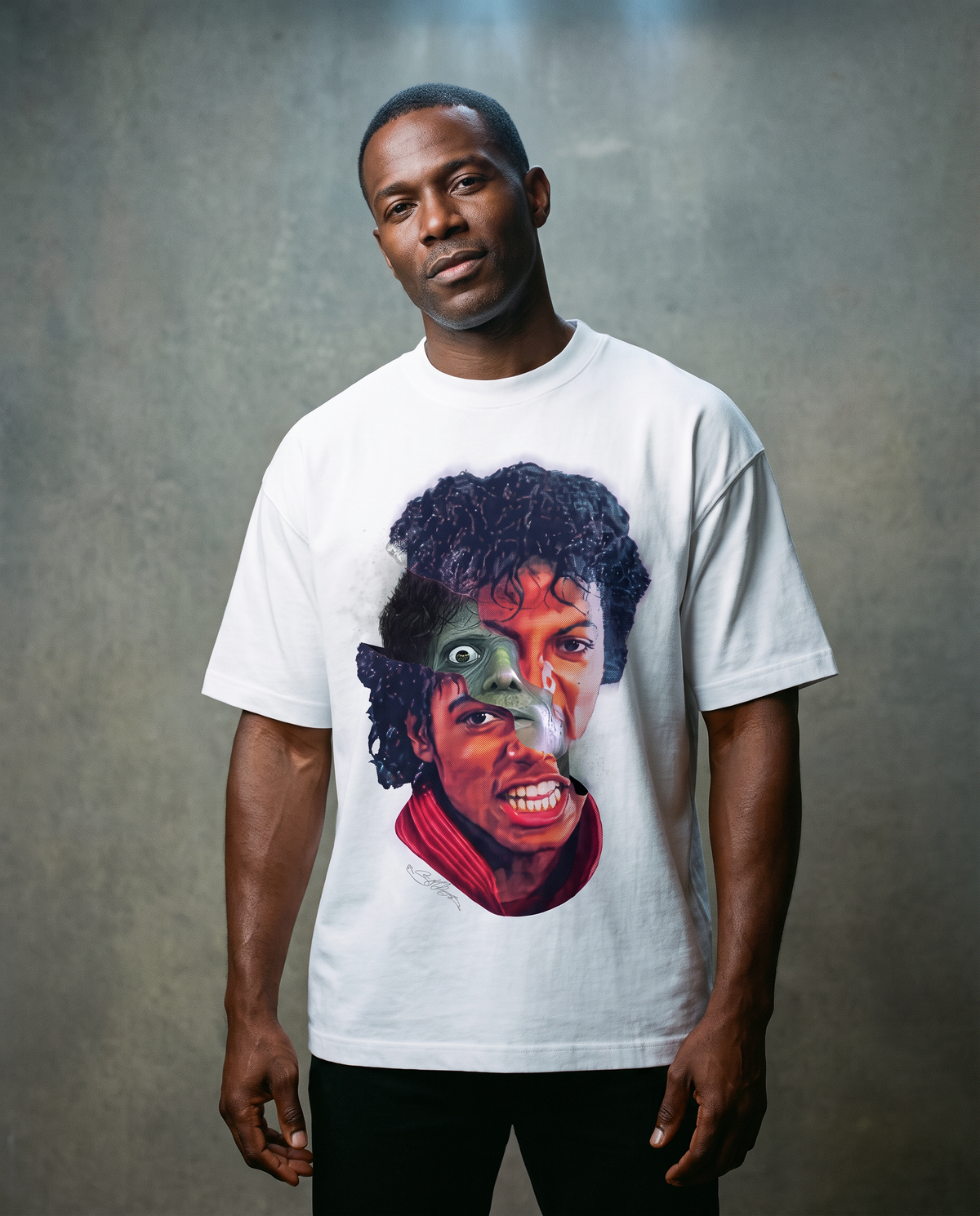 Michael Jackson Zombie Heavyweight T-Shirt