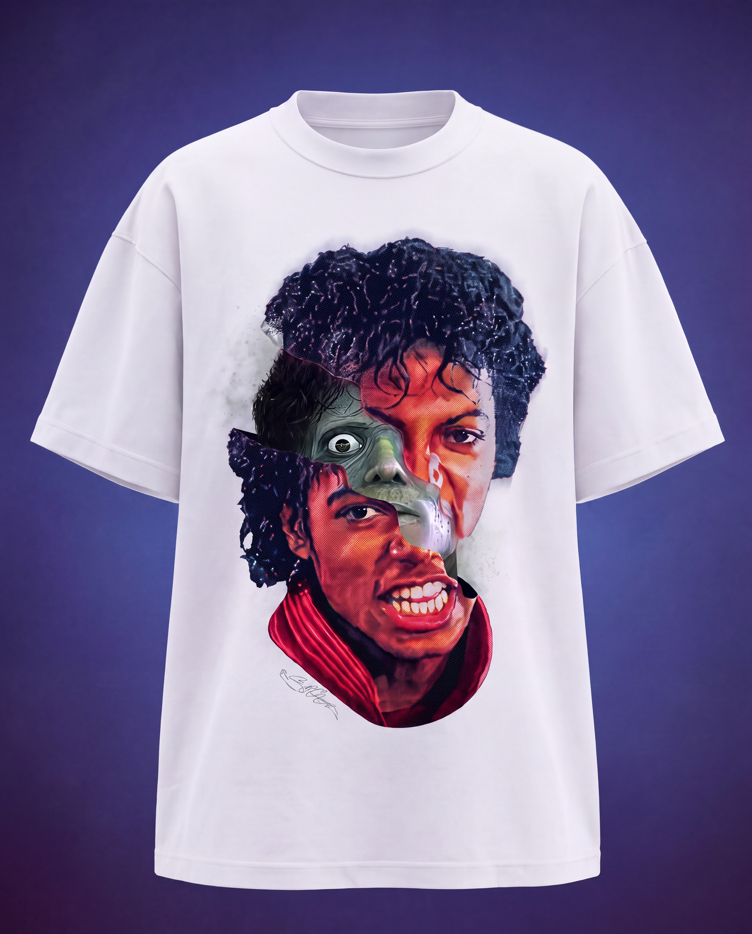 Michael Jackson Zombie Heavyweight T-Shirt