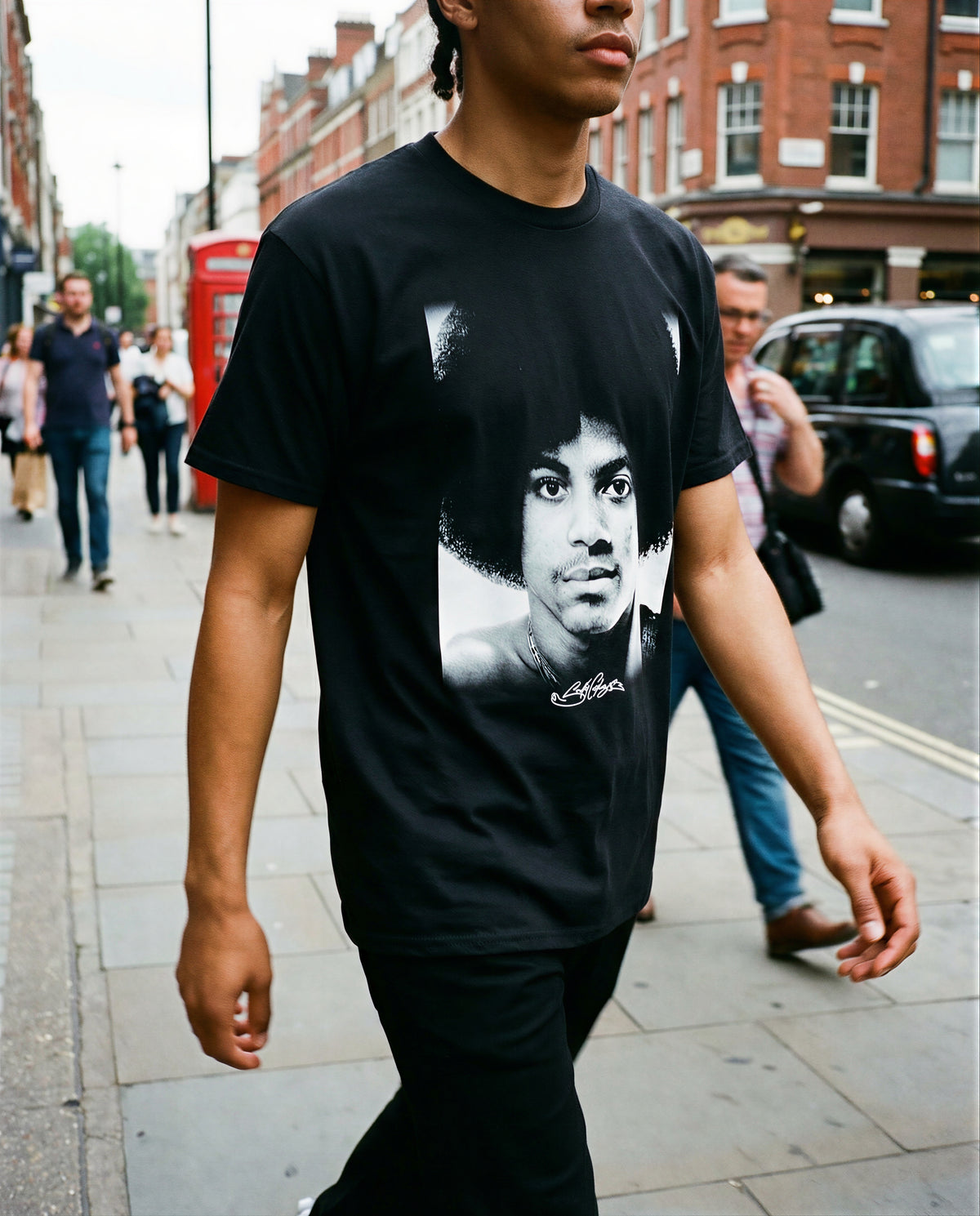 Prince & Michael Jackson Classic Black T-Shirt