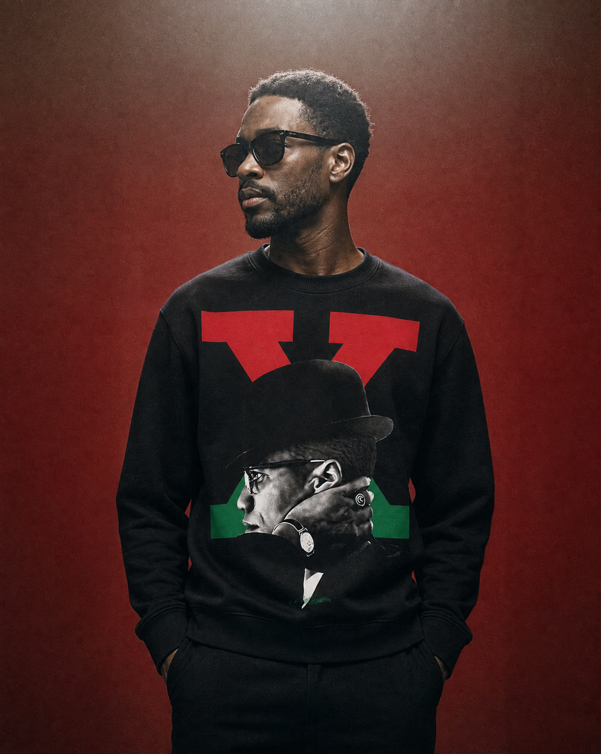 Malcolm X Heavyweight Sweatshirt