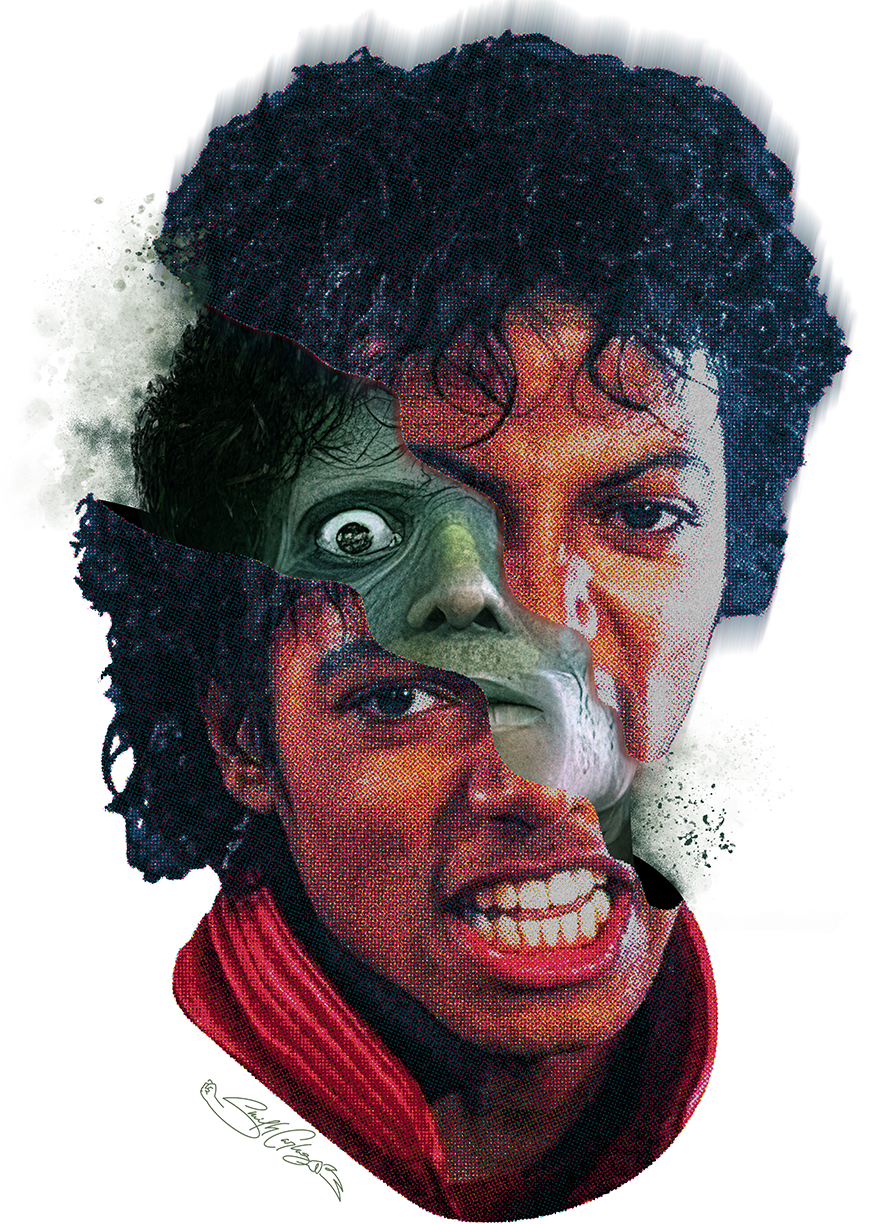 Michael Jackson Zombie Heavyweight T-Shirt