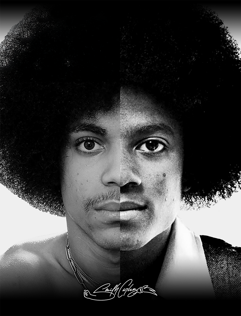 Prince & Michael Jackson Classic Black T-Shirt