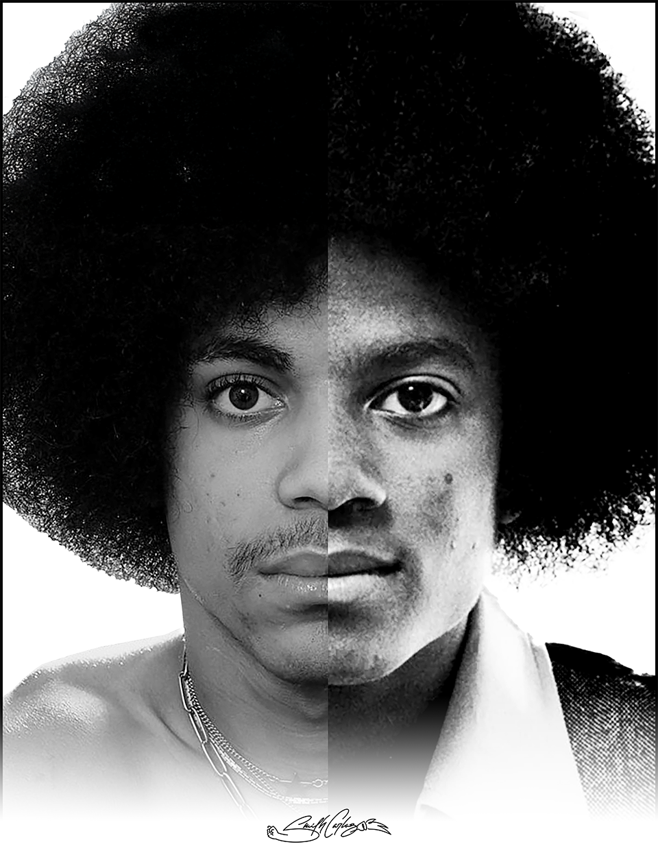 Prince & Michael Jackson Classic White T-Shirt